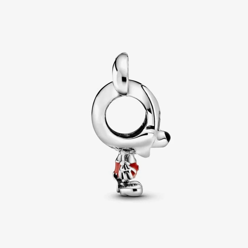 Zawieszka Srebrna w Kształcie Myszki Mickey