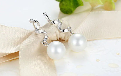 Eleganckie Kolczyki z Naturalnymi Perłami Hanadama i Srebra S925