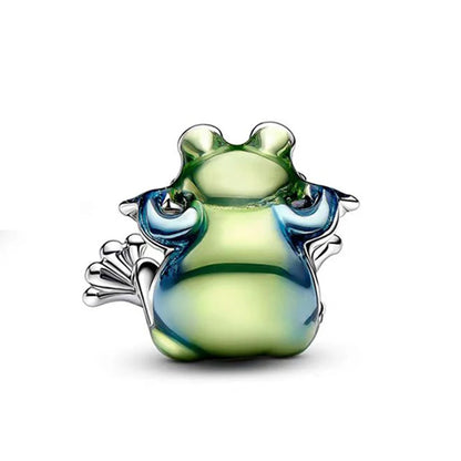 Srebrny Koralik w Kształcie Żabki