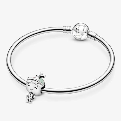 Zawieszka - Koralik Srebrny w Kształcie Chłopca