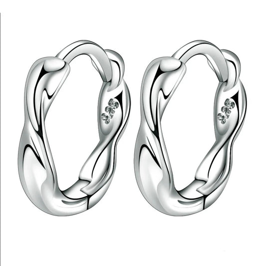 Kolczyki Srebrne Koła - Klasyka w Nowoczesnym Wydaniu