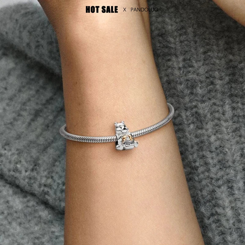 Zawieszka Srebrna Kubuś Puchatek