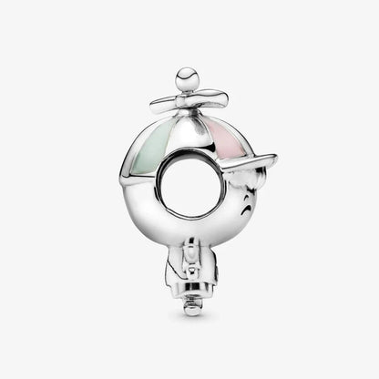 Zawieszka - Koralik Srebrny w Kształcie Chłopca