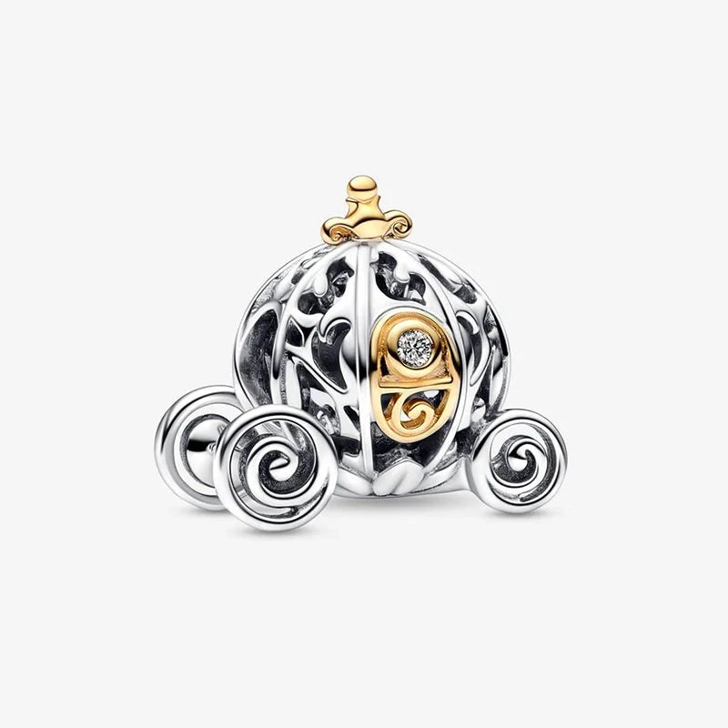 Zawieszka Srebrna Zaczarowana Karoca Kopciuszka