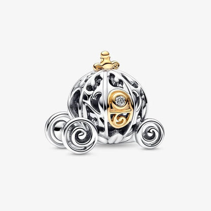 Zawieszka Srebrna Zaczarowana Karoca Kopciuszka